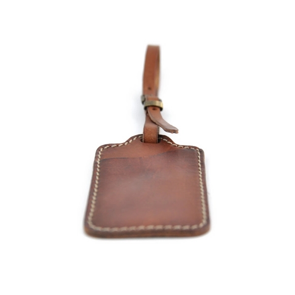 Leather Luggage Tags Rustic - Vachetta - Leather Luggage Tags Rustic - Vachetta - Image 2 of 2