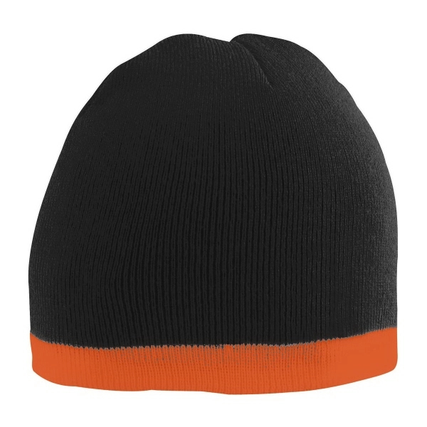 Two-Tone Knit Beanie - Two-Tone Knit Beanie - Image 0 of 3