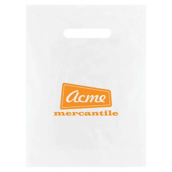 Frosted Die Cut Merchandise Bags - Frosted Die Cut Merchandise Bags - Image 0 of 2