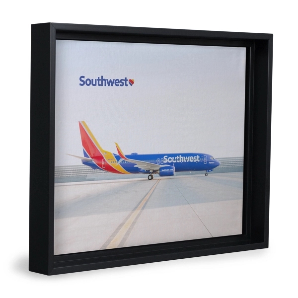 Canvas with Black Shadow Box Frame