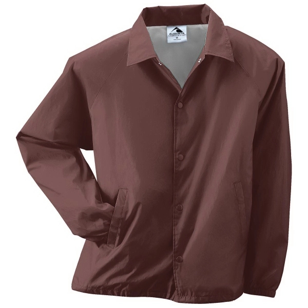 Adult Nylon Coach's Jacket/Lined - Adult Nylon Coach's Jacket/Lined - Image 1 of 17