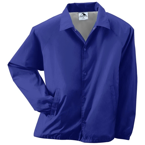 Adult Nylon Coach's Jacket/Lined - Adult Nylon Coach's Jacket/Lined - Image 10 of 17