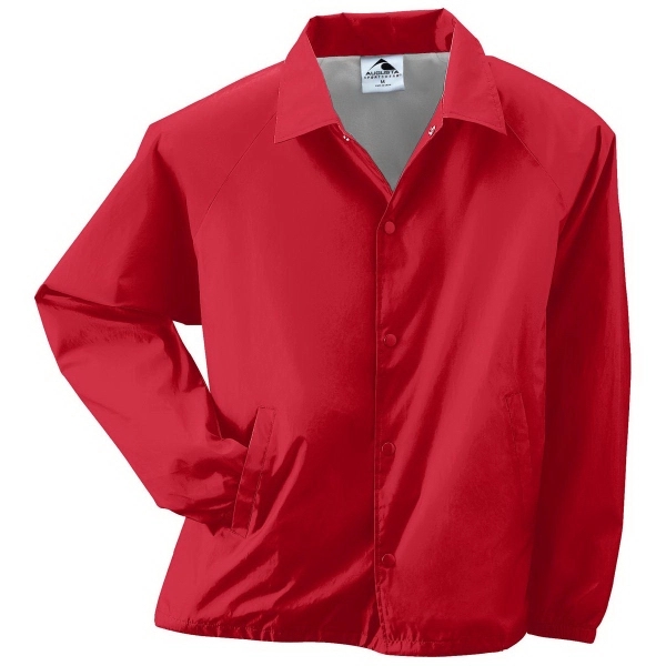 Youth Nylon Coach's Jacket/Lined - Youth Nylon Coach's Jacket/Lined - Image 4 of 5