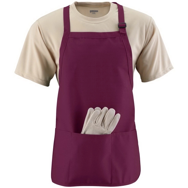 Medium Length Apron with Pouch - Medium Length Apron with Pouch - Image 4 of 9