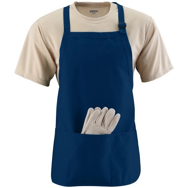 Medium Length Apron with Pouch - Medium Length Apron with Pouch - Image 5 of 9