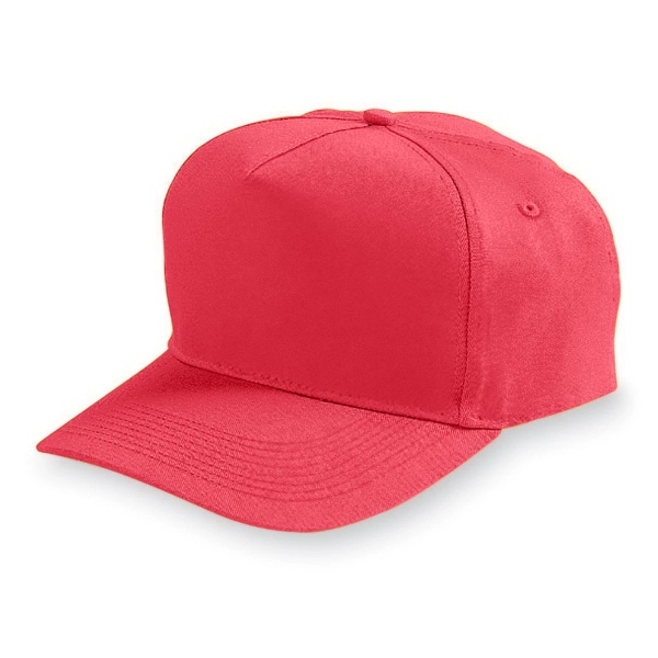 Youth Five-Panel Cotton Twill Cap - Youth Five-Panel Cotton Twill Cap - Image 3 of 5