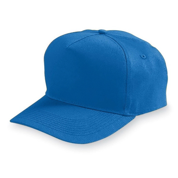 Youth Five-Panel Cotton Twill Cap - Youth Five-Panel Cotton Twill Cap - Image 4 of 5