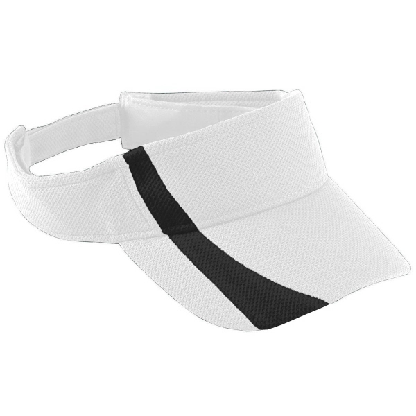 Adult Adjustable Wicking Mesh Two-Color Visor - Adult Adjustable Wicking Mesh Two-Color Visor - Image 1 of 9