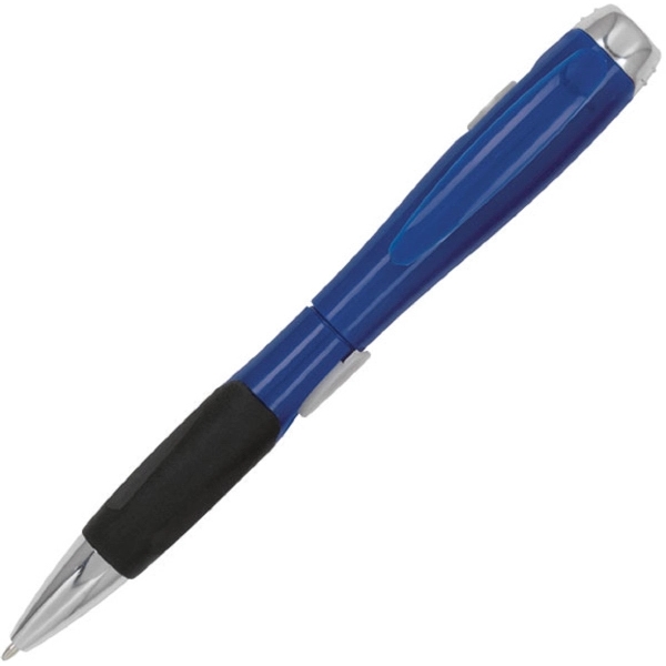 Plastic Plunger Action Ball Point Pen/Light. - Plastic Plunger Action Ball Point Pen/Light. - Image 1 of 3