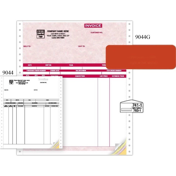 Invoices, Continuous, Parchment - Invoices, Continuous, Parchment - Image 1 of 1
