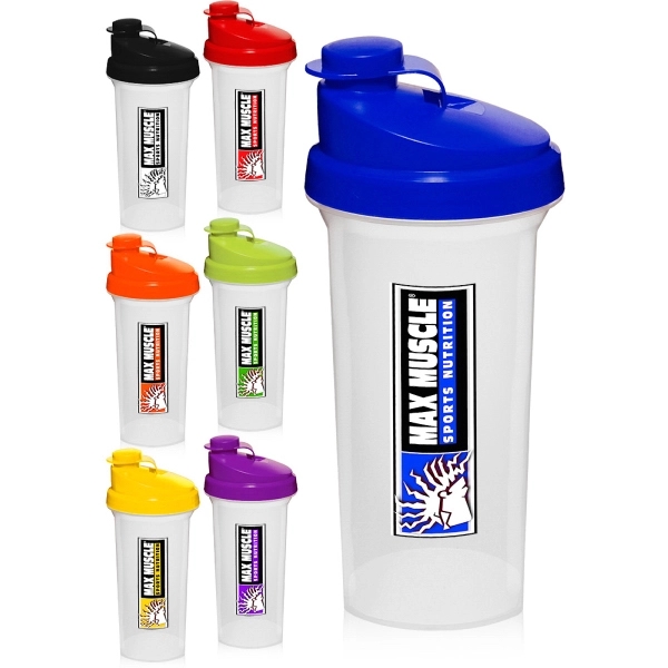 25oz Shaker Bottle with Mixer Flip Lid