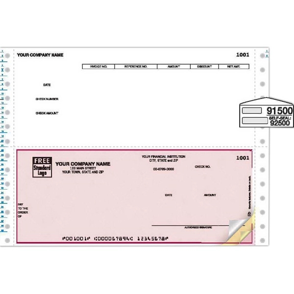 Accounts Payable Checks, Continuous Bottom - Accounts Payable Checks, Continuous Bottom - Image 1 of 1