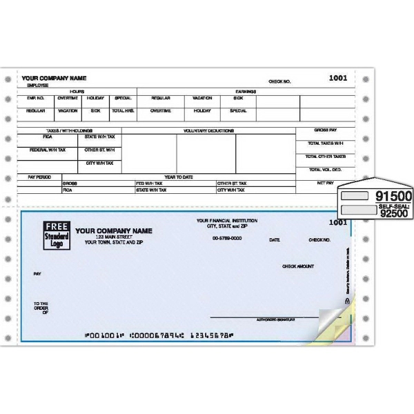 Continuous Security Bottom Payroll Check - Continuous Security Bottom Payroll Check - Image 1 of 1
