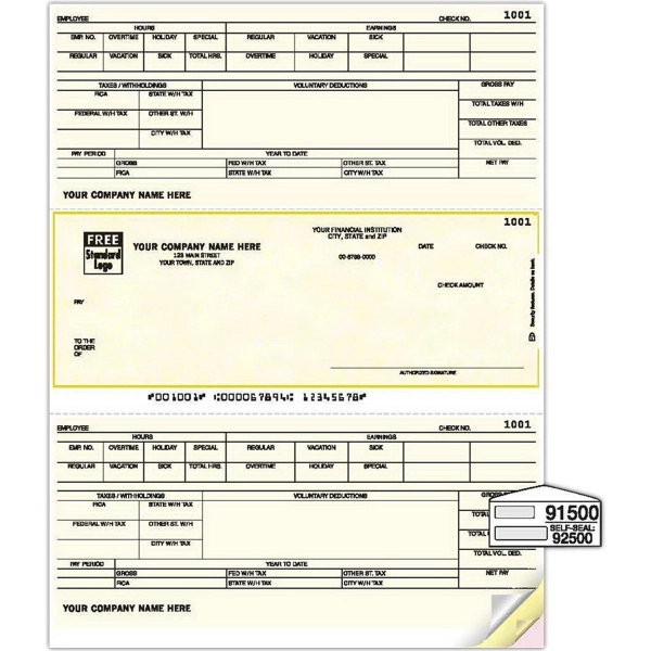 Laser payroll middle check - Laser payroll middle check - Image 1 of 1