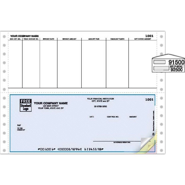 Continuous Bottom Accounts Payable Check - Continuous Bottom Accounts Payable Check - Image 0 of 0