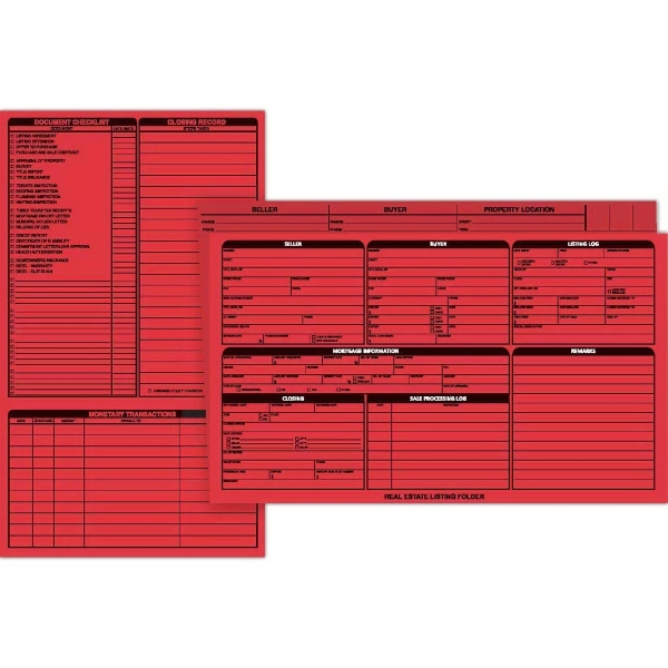 Legal size real estate folder - Legal size real estate folder - Image 4 of 4