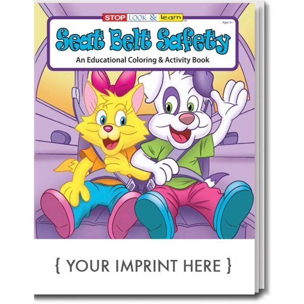 Seat Belt Safety Coloring Book - Seat Belt Safety Coloring Book - Image 0 of 2