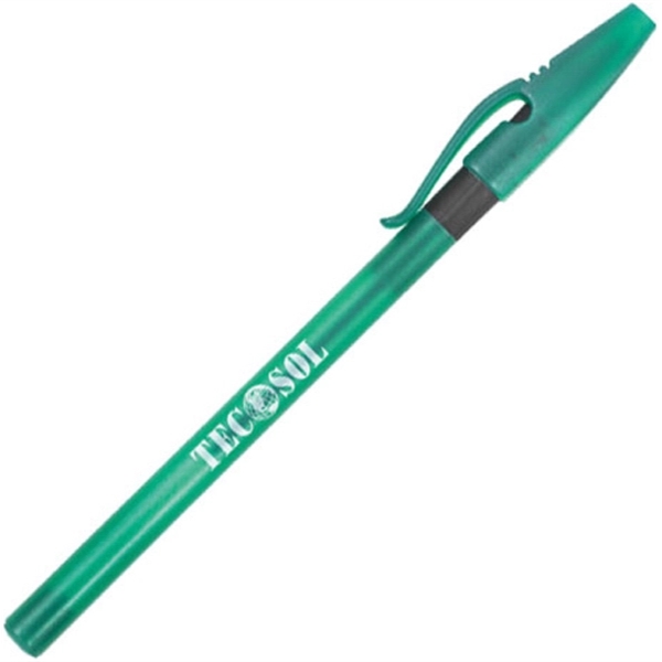 Plastic Removable Cap Ball Point Pen - Plastic Removable Cap Ball Point Pen - Image 0 of 10