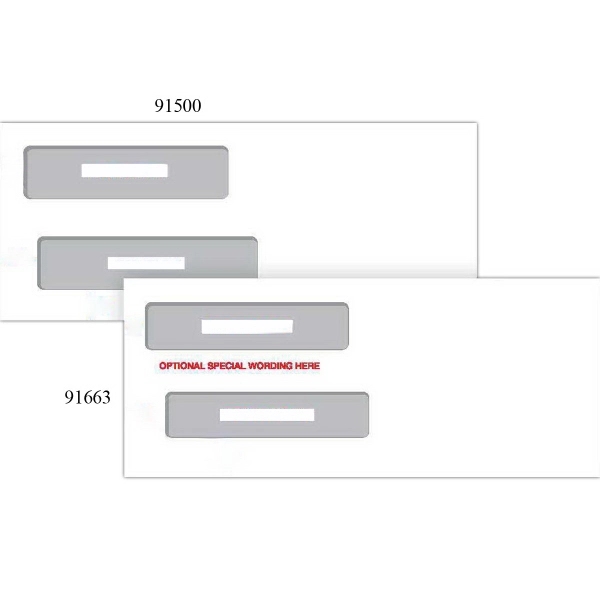 Envelopes, Double Window, Check - Envelopes, Double Window, Check - Image 1 of 1