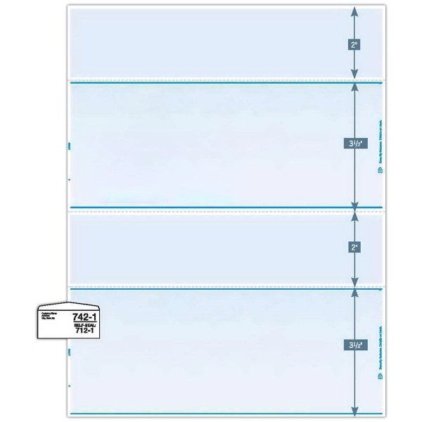 Laser 2-Up Check, Blank Stock - Laser 2-Up Check, Blank Stock - Image 0 of 0