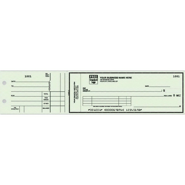 Voucher checks, 3-on-a-page - Voucher checks, 3-on-a-page - Image 1 of 1