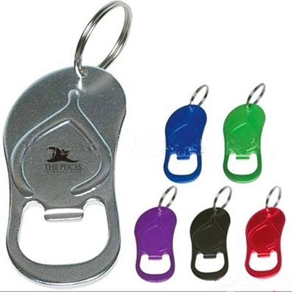 Bottle Opener Sandal shape with Keyring - Bottle Opener Sandal shape with Keyring - Image 0 of 0