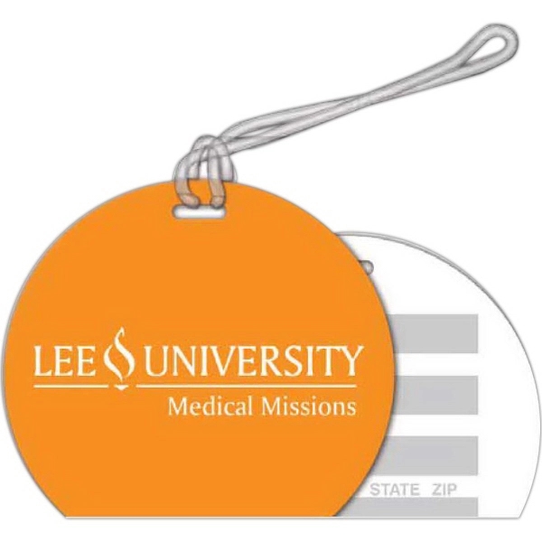 Luggage Tag with Matte Back, Round - Luggage Tag with Matte Back, Round - Image 0 of 1