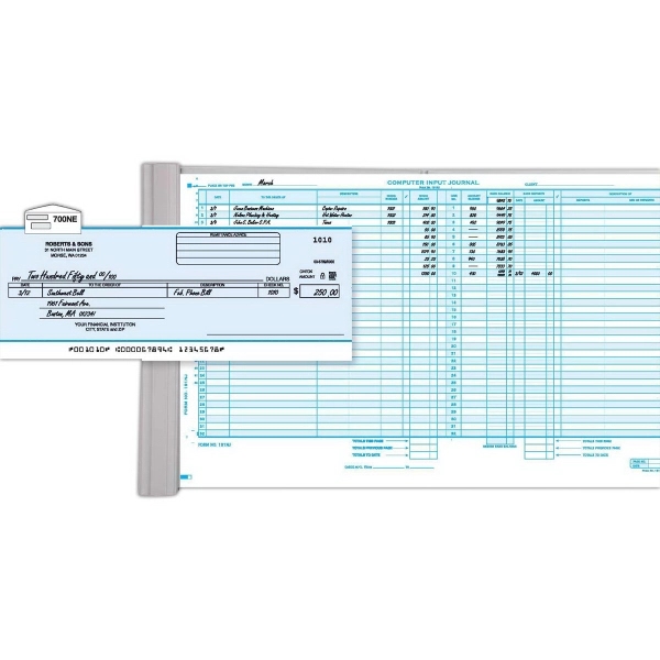 Computer input sales and cash receipt journal - Computer input sales and cash receipt journal - Image 1 of 1