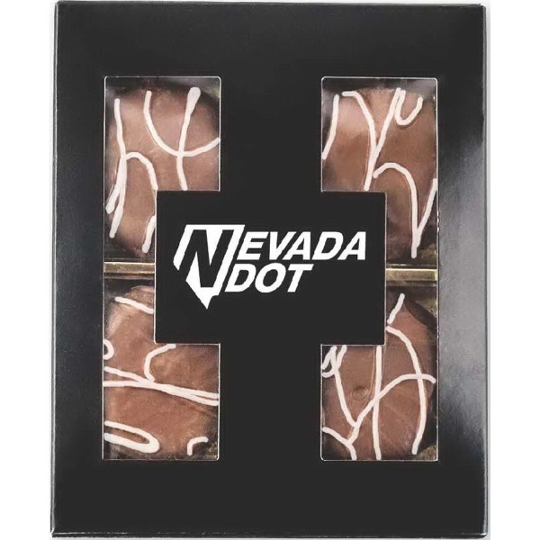 Custom 4 Piece Sandwich Cookie Box