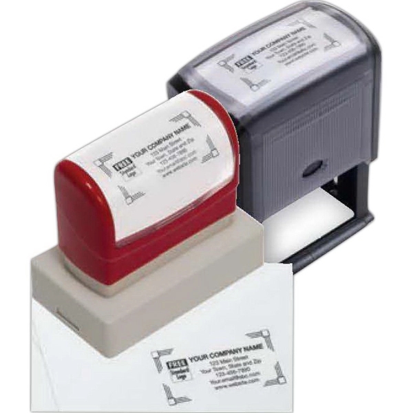 Stamp, Name & Address, Large - Pre-Inked - Stamp, Name & Address, Large - Pre-Inked - Image 1 of 1