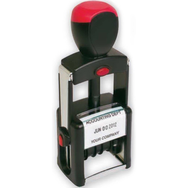 Stamp, Self-Inking Metal Dater - One Color - Stamp, Self-Inking Metal Dater - One Color - Image 0 of 0