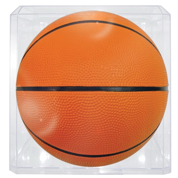 Mini Rubber Basketball Plum Grove