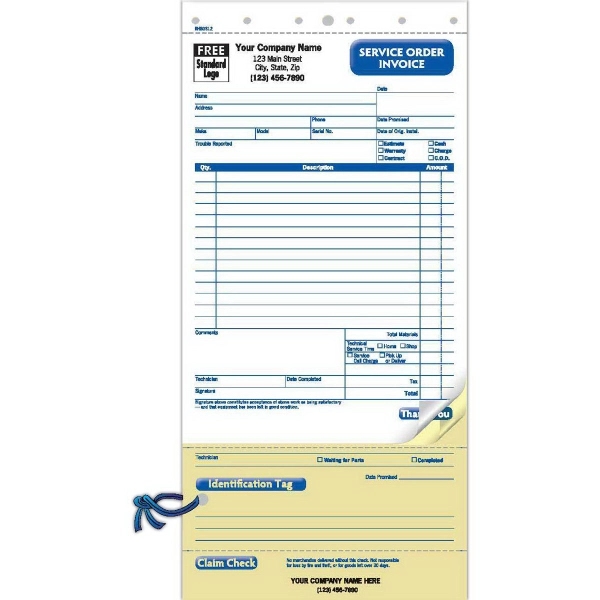 General Service Order, Small - General Service Order, Small - Image 1 of 1