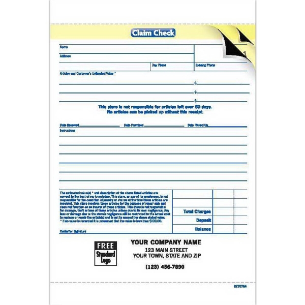 Envelope, Jewelry Order/Repair Form, Large - Envelope, Jewelry Order/Repair Form, Large - Image 1 of 1