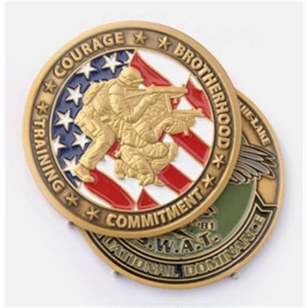 Color Challenge Coin - Both Sides - Color Challenge Coin - Both Sides - Image 0 of 0