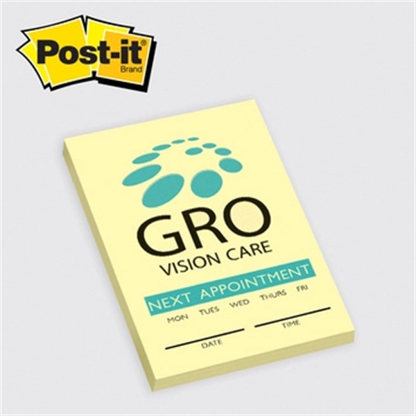 Post-it® Custom Printed Notepad - 2" x 3"