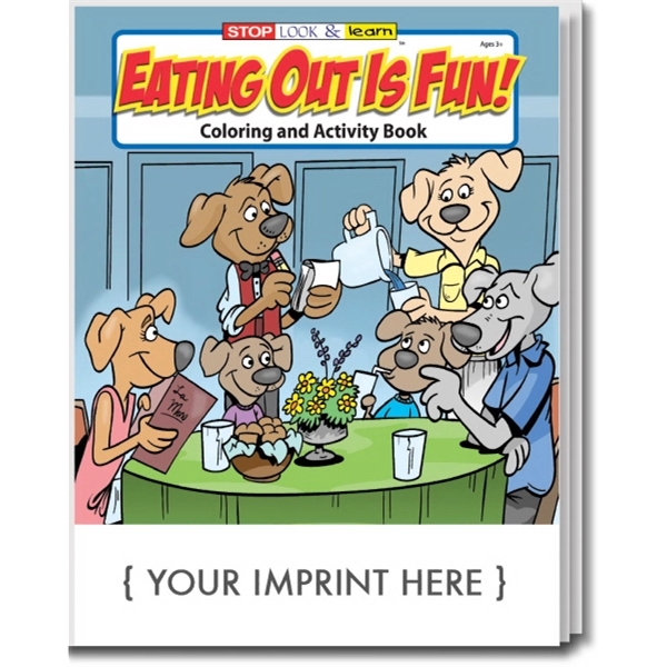 Eating Out Is Fun Coloring and Activity Book - Eating Out Is Fun Coloring and Activity Book - Image 0 of 2