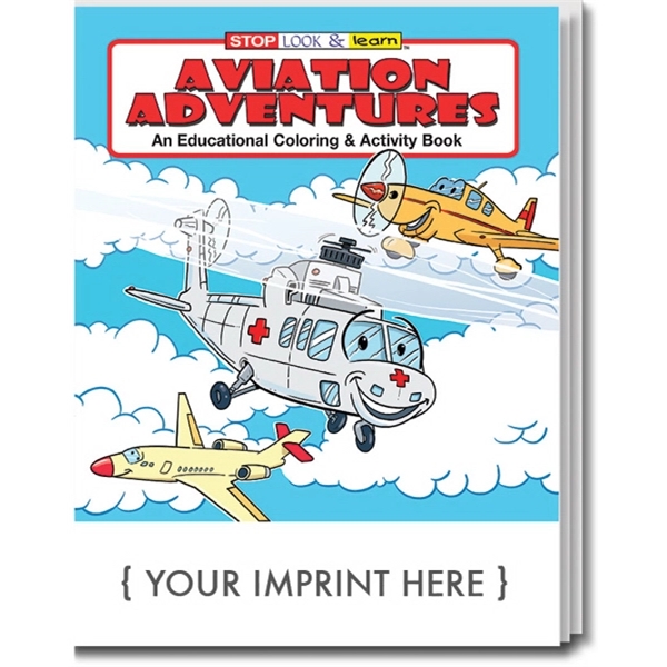 Aviation Adventures Coloring and Activity Book - Aviation Adventures Coloring and Activity Book - Image 0 of 2