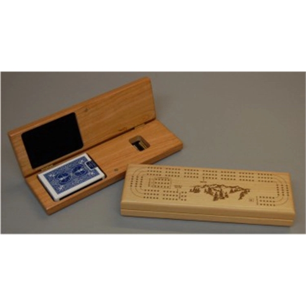 11" x 11" - Hardwood Game - Checkers Board and Pieces - 11" x 11" - Hardwood Game - Checkers Board and Pieces - Image 2 of 4