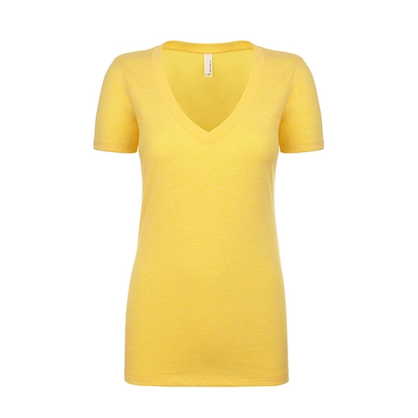 Women's CVC Deep V-Neck - Women's CVC Deep V-Neck - Image 1 of 32