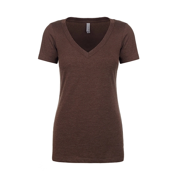 Women's CVC Deep V-Neck - Women's CVC Deep V-Neck - Image 7 of 32