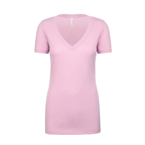 Women's CVC Deep V-Neck - Women's CVC Deep V-Neck - Image 11 of 32