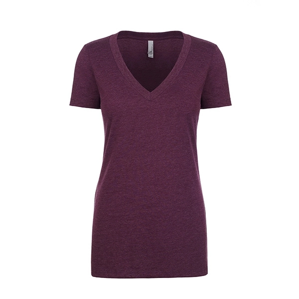 Women's CVC Deep V-Neck - Women's CVC Deep V-Neck - Image 17 of 32