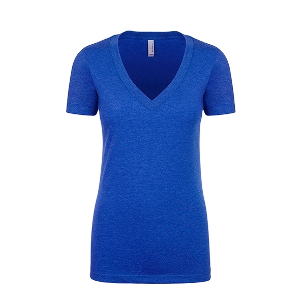 Women's CVC Deep V-Neck - Women's CVC Deep V-Neck - Image 22 of 32