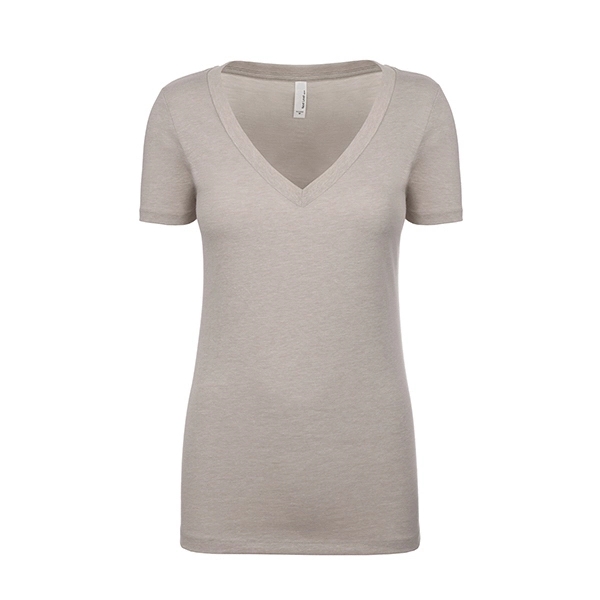 Women's CVC Deep V-Neck - Women's CVC Deep V-Neck - Image 24 of 32