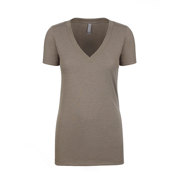 Women's CVC Deep V-Neck - Women's CVC Deep V-Neck - Image 29 of 32