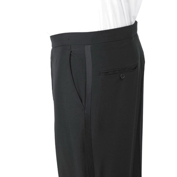 His Tuxedo Pants Comfort Waist Flat Front - His Tuxedo Pants Comfort Waist Flat Front - Image 0 of 0