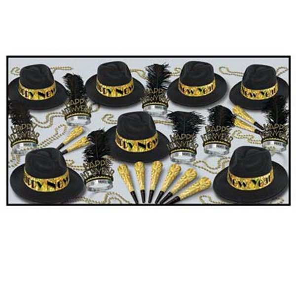 Swingin' Gold Assortment, New Years Eve Party Kit for 50 - Swingin' Gold Assortment, New Years Eve Party Kit for 50 - Image 0 of 0