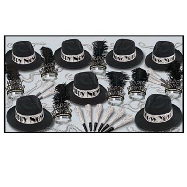 Swingin' Silver Assortment, New Years Eve Party Kit for 50 - Swingin' Silver Assortment, New Years Eve Party Kit for 50 - Image 0 of 0