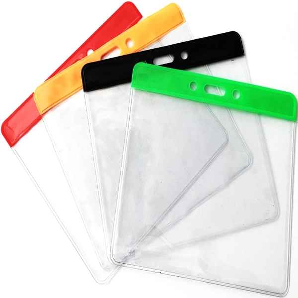4x3" Color Coded Badge Holder Horizontal - 4x3" Color Coded Badge Holder Horizontal - Image 0 of 6